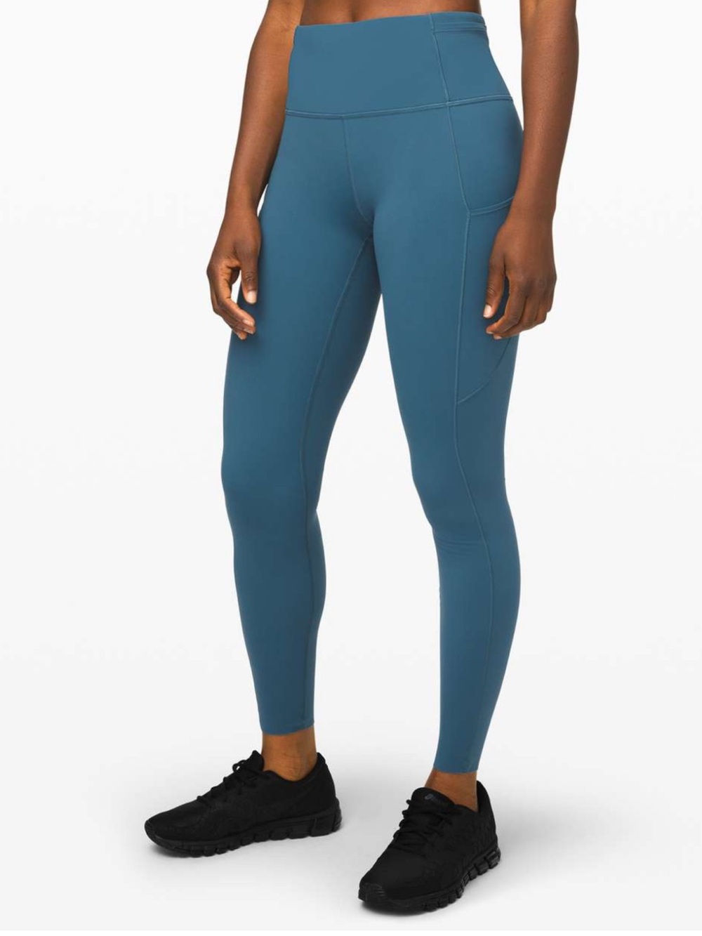 lululemon athletica Deep Teal Performance Leggings with Pocket